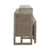 Liberty Furniture 798-OT-4PCS Bartlett Field - 4 Piece Living Room Set (Console Bar Table & 3 Console Stools) - Dusty Taupe