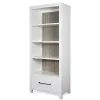 Riverside Furniture 28637 Finn - Drawer Bookcase - White