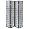 CoasterEveryday 4624 Roberto - 4-Panel Room Divider Folding Shoji Screen - Black
