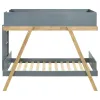 Coaster Fine Furniture 460572T Frankie - Wood Twin Over Twin Bunk Bed - Blue And Natural