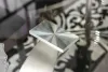 Furniture of America CM3726T-TABLE Orla - Dining Table - Silver / Black