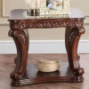 Furniture of America CM4428E Walworth - End Table - Dark Oak