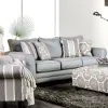 Furniture of America SM8141-SF Misty - Sofa - Blue Gray