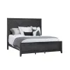 Samuel Lawrence Furniture S964-BR-K1 Lenox - Queen Panel Bed - Black