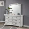 New Classic 00-493W-DM New Classic 00-493W-DM Lyndhurst - Dresser & Mirror - White