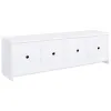 CoasterEveryday 724113 Laughlin - 4 Door Engineered Wood TV Stand - White
