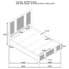 Coaster Fine Furniture 224900Q Terrace - 2-Drawer Queen Storage Bed - Ash Brown