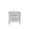 New Classic B0182W-040 New Classic B0182W-040 Ballard - 2 Drawer Nightstand - White