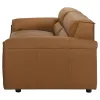 Coaster Fine Furniture 509501 Buxton - Top Grain Leather Upholstered Sofa - Orange
