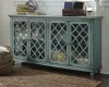 Ashley Furniture T505-762 Mirimyn - Accent Cabinet - Vintage Finish - Antique Teal