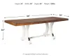 Ashley Furniture D546-35 Valebeck - Rectangular Dining Room Table - White / Brown