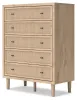 Ashley Furniture B1199-345 Cielden - Five Drawer Wide Chest - Two-Tone