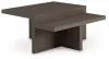 Ashley Furniture T304-12 Zendex - Occasional Table Set (Set of 2) - Brown