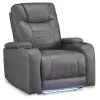 Ashley Furniture 1610213 Ashley Furniture 1610213 Schooner Rocks - Power Recliner / Adj Headrest - Slate