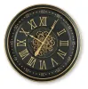 Ashley Furniture A8010385 Dairton - Wall Clock - Black / Gold Finish