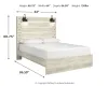 Ashley Furniture B192/31/36/57/54/96 Ashley Furniture B192/31/36/57/54/96 Cambeck - 5 Pc. - Dresser, Mirror, Queen Panel Bed - Whitewash
