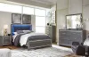 Ashley Furniture B214/31/36/46/57/54/96 Lodanna - 6 Pc. - Dresser, Mirror, Chest, Queen Panel Bed - Gray