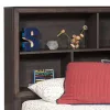 Samuel Lawrence Furniture S462-YBR-K13 Granite Falls - Twin Bed with Bookcase Headboard and Trundle- Espresso Brown