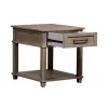 Liberty Furniture 172-OT1020 Parkland Falls - Rectangular End Table - Weathered Taupe