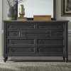 Liberty Furniture 615-BR31-B Liberty Furniture 615-BR31-B Americana Farmhouse - 9 Drawer Dresser - Black