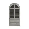 Liberty Furniture 237-DR-CC River Place - Curio Cabinet - Riverstone White & Tobacco