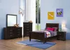CoasterEveryday 202411T-S4 Louis Philippe - 4 Piece Twin Bedroom Set - Cappuccino