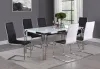 CoasterElevations 193001 Pauline - Rectangular Glass Top Dining Table - Chrome