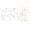 CoasterEssence 801095 Karri - 2 Piece Home Office Computer Desk And Chair Set - Walnut