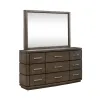 Liberty Furniture 732-BR-DM Cascade Falls - Dresser & Mirror - Satin Espresso