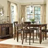 Intercon KG-BS-735C-RAI-K24 Kingston - X-Back Stool - Raisin