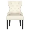 Coaster Fine Furniture 115572 Baney - Fabric Upholstered Dining Side Chair - Beige And Black