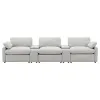 Coaster Fine Furniture 609561PT Collins - 5 Piece Power Reclining Home Theater Seating - Gray