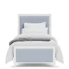 Riverside Furniture 30779-30793-30792 Riverside Furniture 30779-30793-30792 Rosalie - Twin Upholstered Bed - Blue / White