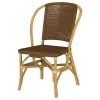 Coaster Fine Furniture 109122 Lexley - Woven Rattan Dining Side Chair (Set of 2) - Brown