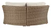 Ashley Furniture P791-851 Beachcroft - Curved Corner Chair w/Cushion - Beige