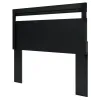 Ashley Furniture EB3392-157 Finch - Queen Panel Headboard - Black