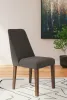 Ashley Furniture D615/35/02(4) Ashley Furniture D615/35/02(4) Lyncott - 5 Pc. - Butterfly Extension Table, 4 Side Chairs - Charcoal / Brown