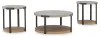 Ashley Furniture T383-13 Darthurst - Occasional Table Set (Set of 3) - Light Brown