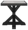 Ashley Furniture P792-702 Beachcroft - Square End Table - Black / Light Gray