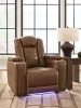 Ashley Furniture PCU1420013 Gruaro - Power Recliner With Adjustable Headrest - Amber