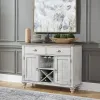 Liberty Furniture 303W-CB4866 Ocean Isle - Buffet - Antique White