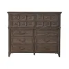 Liberty Furniture 297-BR32 Paradise Valley - 10 Drawer Chesser - Saddle Brown