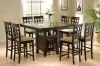 CoasterEveryday 100438-S9 Gabriel - 9 Piece Counter Height Dining Set - Cappuccino
