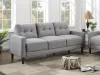 Coaster Fine Furniture 506781 Bowen - Upholstered Track Arm Tufted Sofa - Gray