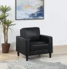 Coaster Fine Furniture 508363 Ruth - Upholstered Track Arm Accent Chair - Black
