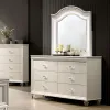 Furniture of America CM7901D Allie - Dresser - Pearl White