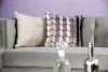 Furniture of America SM2218-LV Tegan - Loveseat - Gray / Purple