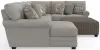 Jackson Furniture Industries 3345/75/30/72/28-26 Jackson Furniture Industries 3345/75/30/72/28-26 Livingston - 3 Piece Sectional With Comfort Coil Seating, 9 Included Accent Pillows And 1 Included 45