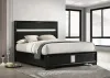 Coaster Fine Furniture 206360KE Miranda - Upholstered Eastern King Panel Bed - Black