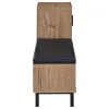 Coaster Fine Furniture 910311 Teller - 1-Door Entryway Shoe Storage Bench - Natural Oak